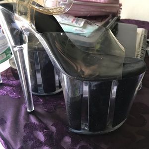 Pleaser Flamingo platform stilettos